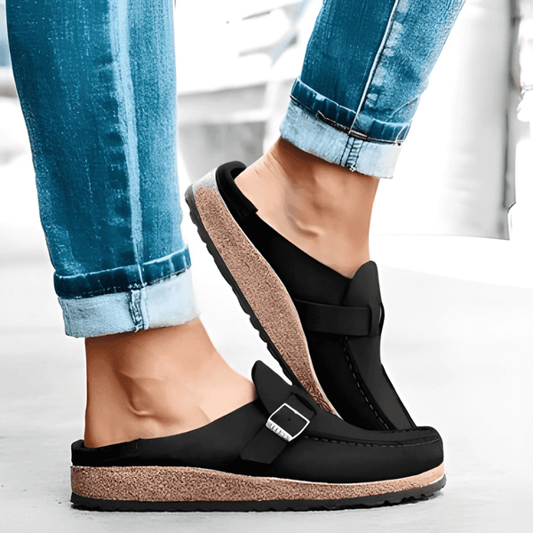 SOPHIA - SANDALO ESTIVO IN PELLE SCAMOSCIATA